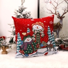 Наволочка Санта-Клаус принт старик диван-кровать домашний декор наволочка спальня наволочка с Рождеством 45x45 см