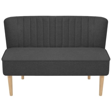 Кресло в ткани 117x55,5x77 см Темно-серый