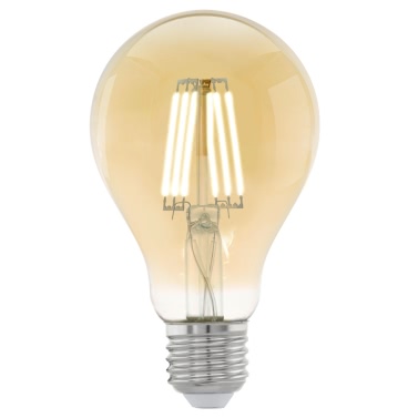 EGLO Vintage Style LED Light Bulb E27 A75 Amber 11555