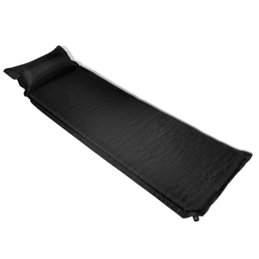 Воздушный матрац 6 х 66 х 200 см черный Подушка надувная