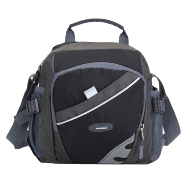 Новый мужской нейлон Crossbody сумка Водонепроницаемый контраст Цвет Молния Multi-Карманы Повседневный Спорт Открытый сумки Маленькие сумки на ремне