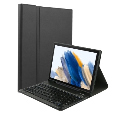 Портативный съемный защитный чехол для планшета с гнездом для ручки клавиатуры BT, совместимый с Samsung Tab S6 Lite 10.4/P610/P615 Black