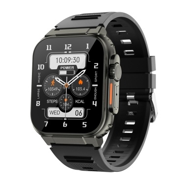 A70 1,96 дюйма SmartWatch IP68 Водонепроницаемые спортивные часы BT5.0 Интеллектуальные часы Фитнес-трекер Многофункциональные часы, совместимые с Android4.4 / iOS8.0