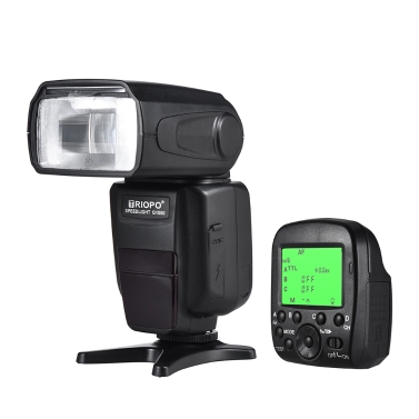 TRIOPO G1500 2.4G HSS 1 / 8000s GN58 TTL Wireless Master Slave Flash Speedlite + Trigger для Sony A77II A7RII A7R A58 A99 ILCE600L