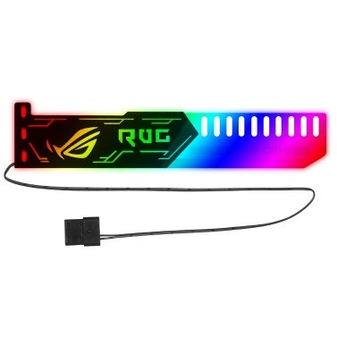 RGB25 RGB Подставка для видеокарты Поддержка видеокарты со световым эффектом RGB 5V 2Pin Блок питания Держатель видеокарты