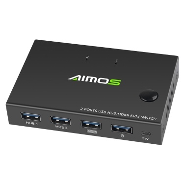 AIMOS AM-KVM201CC 2-портовый HDMI KVM-переключатель