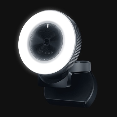 Настольная потоковая камера Razer Kiyo 1080P с веб-камерой и кольцевой подсветкой для Tik Tok Live Streaming Black