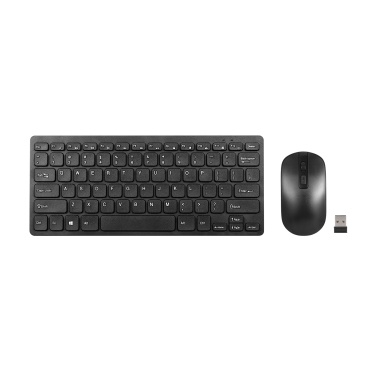 KM901 Клавиатура и мышь Combo 2.4G Wireless 78 Key Mini Keyboard and Mouse Set Portable Office Combo