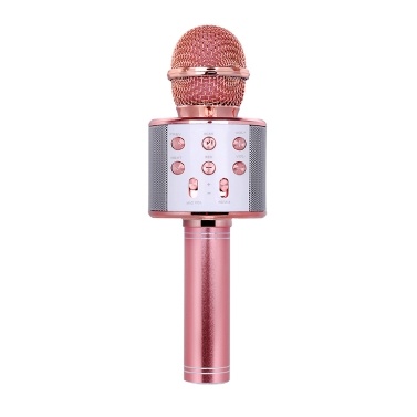 Профессиональный BT беспроводной микрофон караоке динамик KTV музыкальный плеер пение рекордер портативный микрофон
