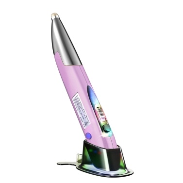 2,4 ГГц оптическая мышь-ручка для левой и правой руки Аккумуляторная беспроводная оптическая карманная мышь-ручка с двумя правыми клавишами Фиолетовый