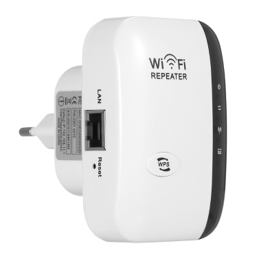 Усилитель сигнала Wi-Fi 300 м Беспроводной повторитель Wi-Fi Расширитель диапазона Wi-Fi с 2 внутренними антеннами для домашнего офиса Белый штекер ЕС