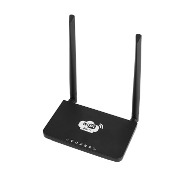 4G LTE WiFi Router Высокоскоростной беспроводной маршрутизатор 300 Мбит / с со слотом для SIM-карты 2 Внешние антенны Черный (европейская версия)