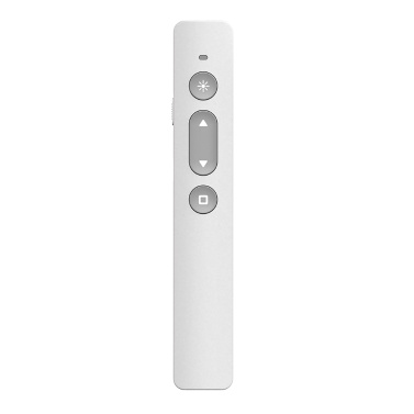 2.4GHz Wireless Presenter Remote Red Light Pointer Перезаряжаемый презентационный кликер Беспроводной Presenter USB PPT Flip Pen Белый