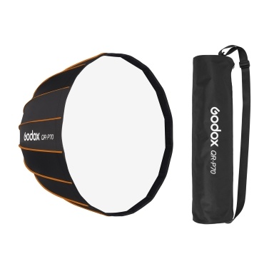 Godox Professional Parabolic Softbox 70 см диффузор Bowens Mount с сумкой для переноски для студийной фотографии