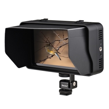 Bestview R5II 5,5-дюймовая компактная камера 4K Полевой монитор Сенсорный экран Вход и выход HDMI Высокая яркость 800 нит HDR-мониторинг 3D LUT с солнцезащитным козырьком для DSLR-камеры