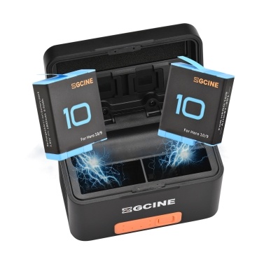 ZGCINE PS-G10 мини портативная спортивная камера батарея быстрая зарядка чехол замена для GoPro Hero 11/10/9