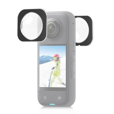 2 шт., защита для объектива панорамной камеры, защитная крышка для объектива, совместимая с камерой Insta360 X3
