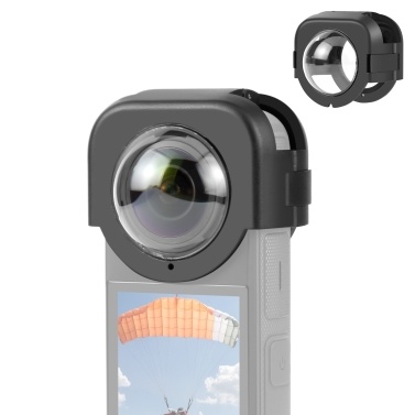 PULUZ PU975 Крышка объектива панорамной камеры Прозрачная защитная крышка для объектива, совместимая с аксессуарами для камеры Insta360 X4