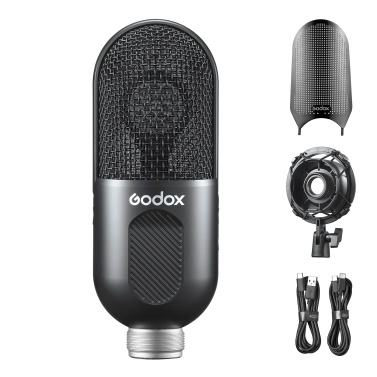 Godox UMic10 USB Кардиоидный конденсаторный микрофон Настольный мини-микрофон для записи