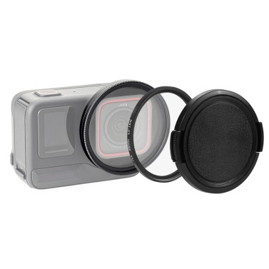 PULUZ PU969B УФ-фильтр для спортивной камеры с кольцом-переходником для фильтра, сменная крышка объектива для Insta360 Ace Pro, аксессуары для экшн-камеры