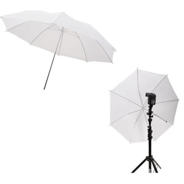 33 дюймов/83 см студии флэш-полупрозрачный белый мягкий зонтик