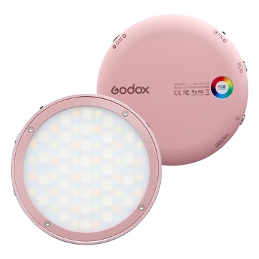 Godox R1 Round RGB Mini Creative Light Светодиодная лампа для видеосъемки Заполняющая лампа