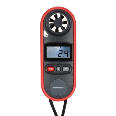 Мини Цифровой Анемометр Шкала Бофорта IP67 Термометр Портативный Anemometro Карманный Измеритель скорости ветра Скорость воздуха Скорость ветра Индикатор холода Измеритель Измеритель Подсветка ЖК-дисплея в режиме Max / AVG
