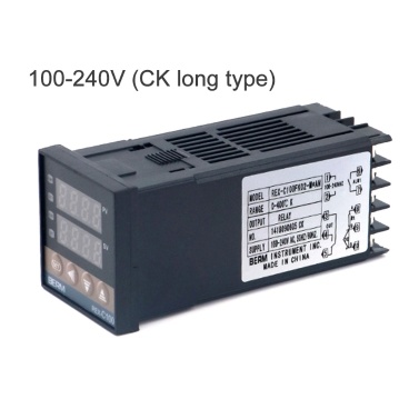 Цифровой ПИД-регулятор температуры REX-C100FK02-M * AN Выход реле с типом от 0 до 400 ° CK (длиной 100-240 В CK)