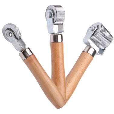 Ролик для заплаты шин с деревянной ручкой 6 мм / 20 мм / 40 мм Инструмент для ремонта трубок сшивателя шин для фиксации квартир