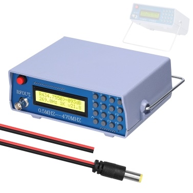 Генератор радиочастотных сигналов 0,5–470 м, практичный тестер отладочных приборов для частотной модуляции, встроенный тональный модулятор 800 Гц
