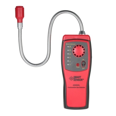SMART SENSOR Brand New Handheld Portable Automotive Mini Горючий детектор газа Определение местоположения утечки газа Определение тестера со звуковой и световой сигнализацией