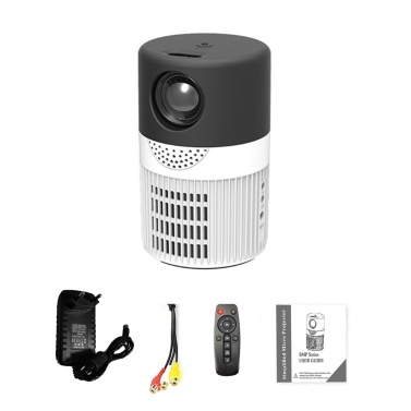 Светодиодный видеопроектор YT400 для домашнего кинотеатра, мини-проектор, портативный прозрачный проектор