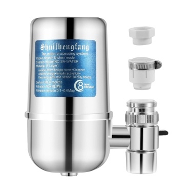 Фильтр для воды из крана с 8-слойным картриджем для очистки водопроводной воды
