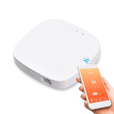 Шлюз-концентратор Zigbee 3.0 Беспроводной мост для умного дома Поддержка приложения SmartLife Tuya Пульт дистанционного управления Протокол Wi-Fi Работает с Alexa Google Home