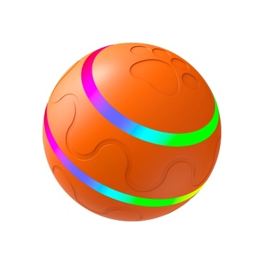 Игрушка-мяч для собак Интерактивная игрушка-качалка для щенков и кошек с самовращающимся прыгающим мячиком Светодиодная лампа Аккумуляторная батарея для средних и больших собак Подарок на день рождения