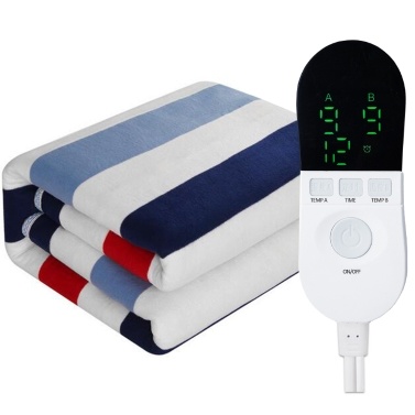 Электрическое одеяло с двойным подогревом 60*70,9 дюймов Быстрое электрическое одеяло с 9 уровнями нагрева и настройками на 12 часов