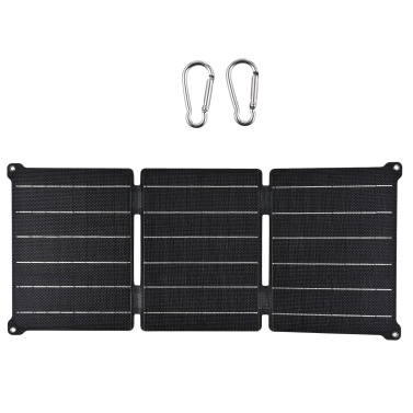Портативная солнечная панель ETFE 21 Вт, монокристаллическое солнечное зарядное устройство, портативный высокоэффективный солнечный модуль с USB-портом и портом постоянного тока