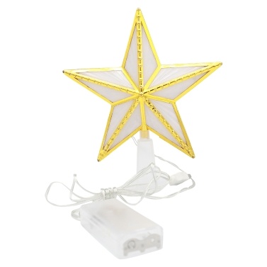Рождественская елка с подсветкой Star Tree Topper USB и питание от батареи LED Treetop для украшения рождественской елки