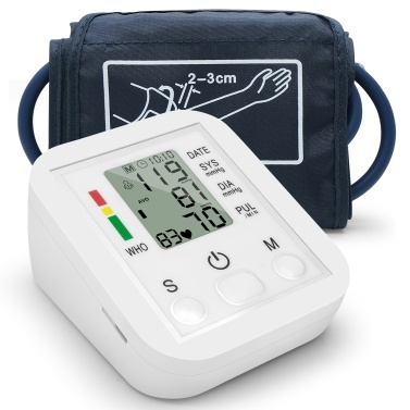 Портативный электронный монитор артериального давления бытовой сфигмоманометр с повязкой на руку с ЖК-дисплеем точное измерение