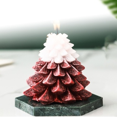 Свечи для рождественской елки, свечи в форме башни, бездымные ароматические свечи для рождественской вечеринки, свадьбы, спа, украшения, подарки