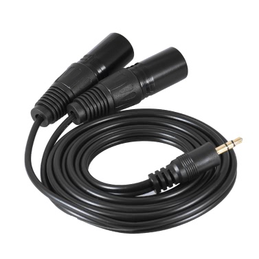 1,5 м / 5ft кабель аудио кабель Dual XLR штекер штекером 3,5 мм