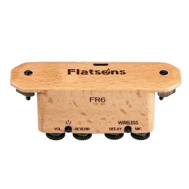 FLATSONS FR6 BT Резонансный звукосниматель для гитары Soundhole Clip-on Аккумуляторный звукосниматель
