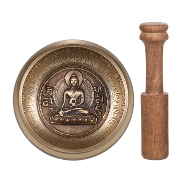 Тибетская поющая чаша Будда ручной работы Тибетский ударный кубок