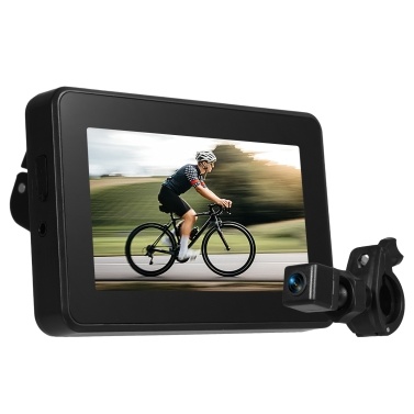 Велосипедная камера заднего вида с экраном 4,3 дюйма. Функция ночного видения. Широкий угол обзора 150 °. Регулируемый кронштейн. Совместим с горным велосипедом. Шоссейный велосипед.