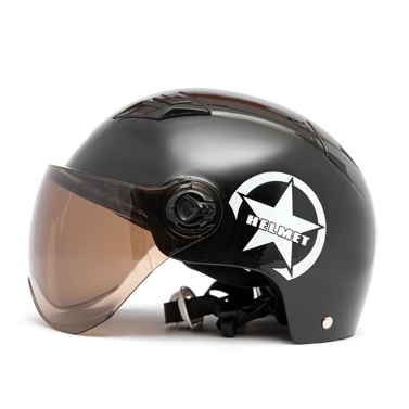 Мотоциклетный шлем Полуоткрытое лицо Регулируемый размер Защита Головные уборы Шлемы