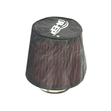 Универсальный воздушный фильтр Защитная крышка Водонепроницаемый маслостойкий пылезащитный для фильтров с высоким расходом воздуха. Черный