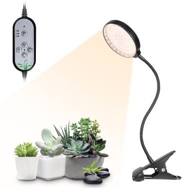 USB лампа для выращивания растений 78 светодиодов солнечный свет полного спектра регулируемая настольная лампа для выращивания растений для комнатных растений 5 уровней диммирования Таймер 4/8/12 часов