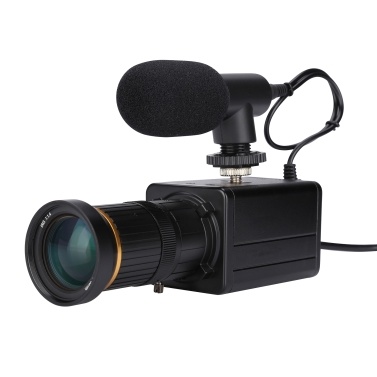 4K HD-камера Компьютерная камера Веб-камера USB 10-кратный оптический зум Ручная фокусировка Автоматическая компенсация экспозиции с микрофоном
