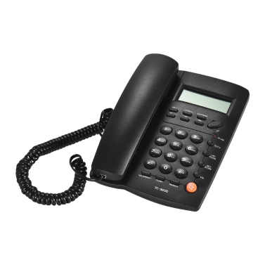 Настольный кабель с телефонным аппаратом с ЖК-дисплеем Caller ID Volume Регулируемый калькулятор Будильник для дома Home Call Center Office Company Hotel
