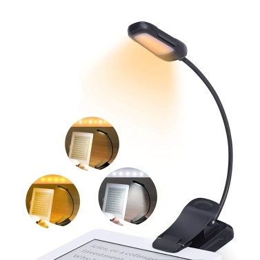 Лампы для чтения для книг в постели Портативная светодиодная лампа с зажимом и USB-аккумулятором